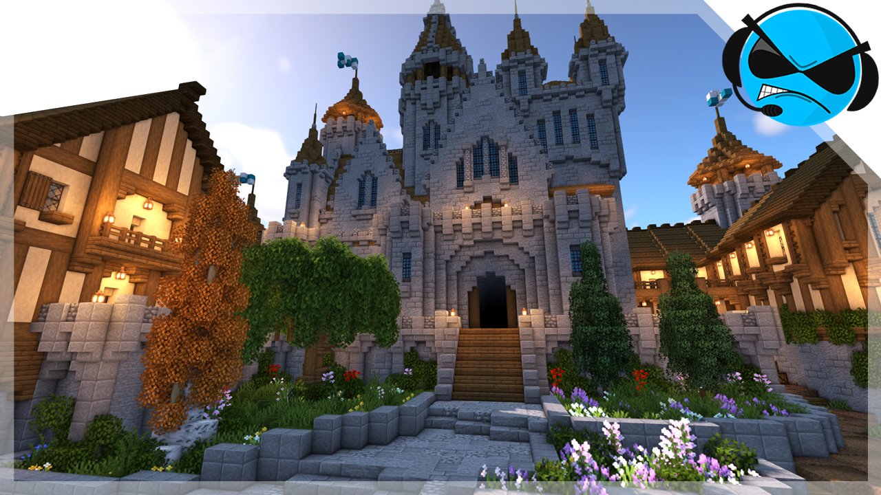 Minecraft Medieval Village With Castle World Download – BlueNerd