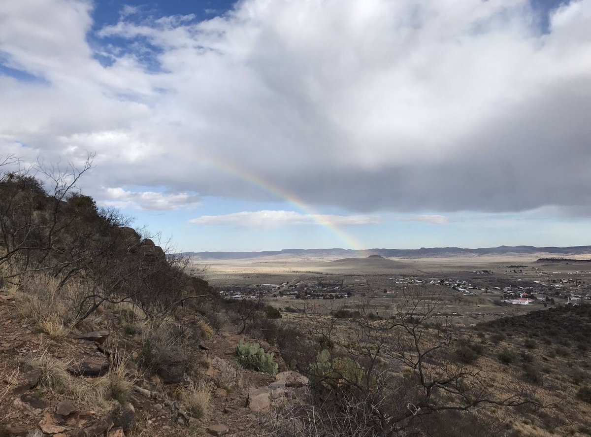 A happy rainbow at Davis Mountains State Park for your Monday! “Try to be a rainbow in someone’s cloud.” - Maya Angelou 📷: @knowtlabeau #MotivationMonday #TXStateParks