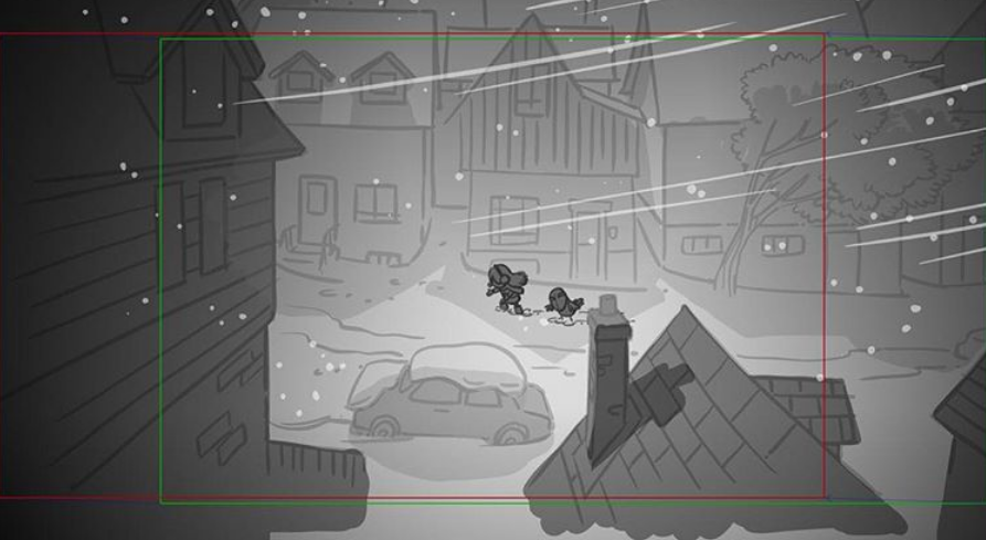 artofhilda's tweet photo. Storyboard of an unused scene from "The Storm", depicting Hilda and Raven braving the weather. Done by Dermot Walshe. 
https://t.co/ufS3PZeGag https://t.co/oDAsnT7FwX