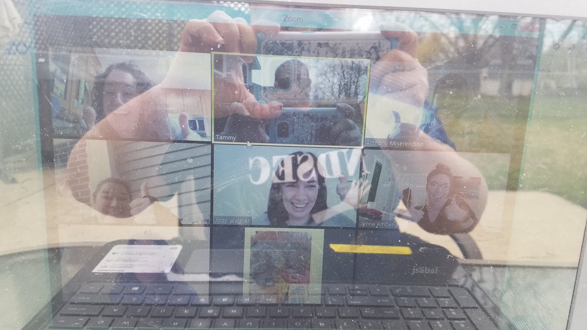 oreoqueen3's tweet photo. Zooming with staff! Yay human contact! #ourndsec #itswhatwedo #djroars #ndsec #sd13jaguars #oneword #ilbsd13 https://t.co/6s7UZOfh15