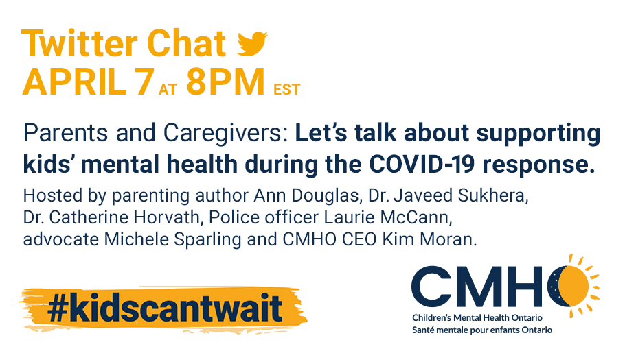 kidsmentalhlth's tweet photo. We’re only 1 day away! This chat will be aimed at parents and caregivers to children with mental health issues. All are welcome #kidscantwait https://t.co/AilQk4rDdL