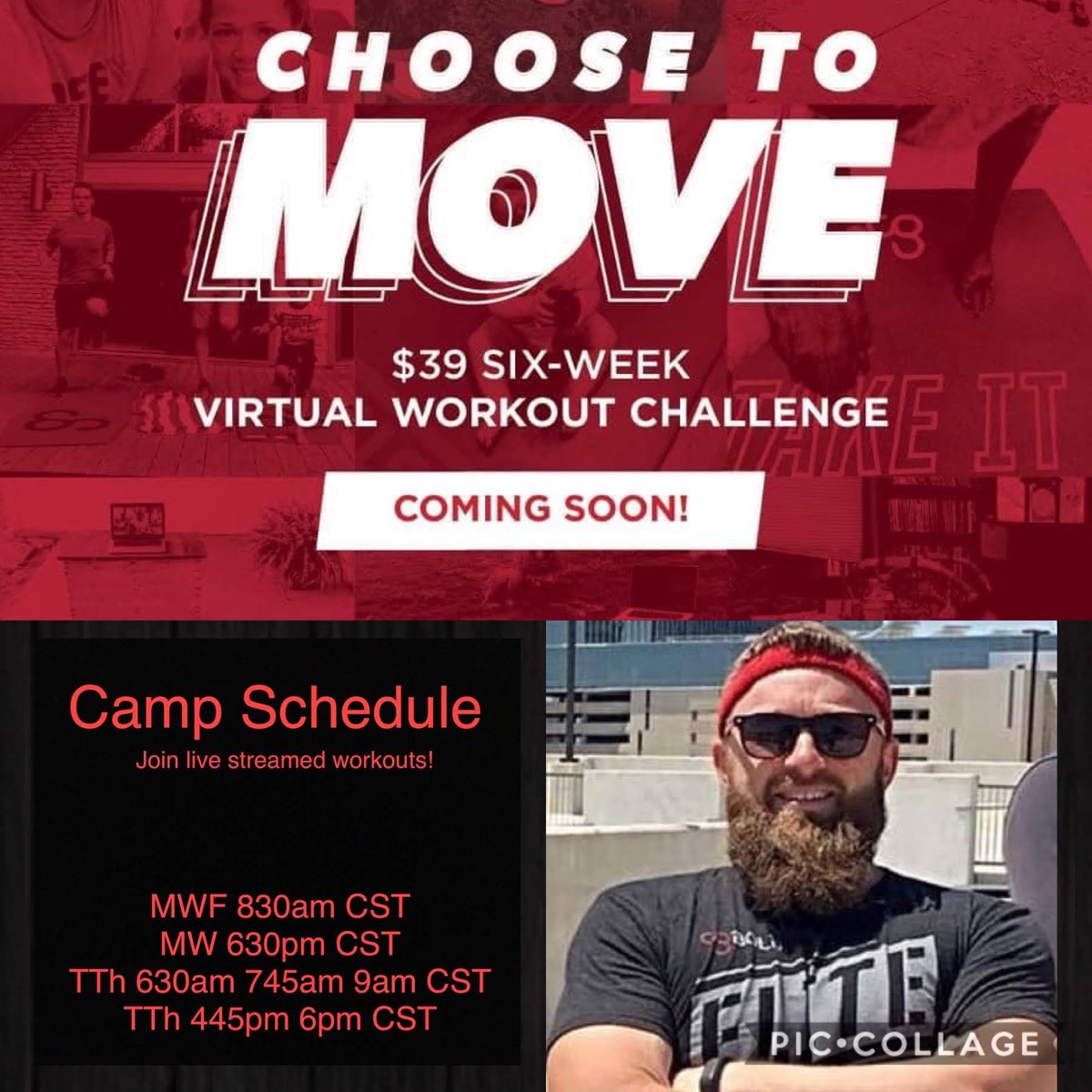 wallace_craig's tweet photo. Whether we talk all the time or it’s been years, I want you to stay healthy through all that is going on! Come workout with me and hundreds of other certified personal trainers!

Follow the link and choose me as your preferred trainer (Craig Lumsden)

https://t.co/3xM3f9xyxp https://t.co/UOK8bkr51z