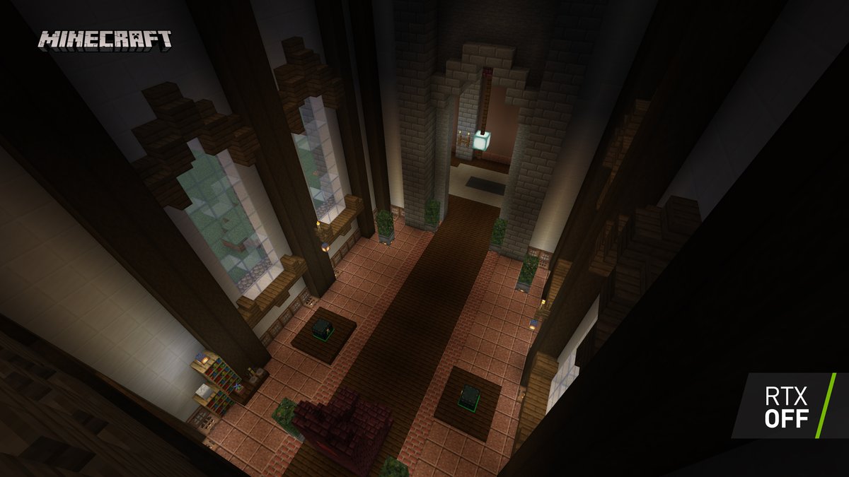 NVIDIAGeForce's tweet photo. WORLD SPOTLIGHT: "Crystal Palace RTX." 💎🏰

This survival world created by @GeminiTayMC features a whimsical fantasy theme complete with a masterfully built castle that uses ray-traced shadows and beautiful atmospherics to enhance realism.

Coming soon to Minecraft with RTX. https://t.co/CJXeO2NEn5