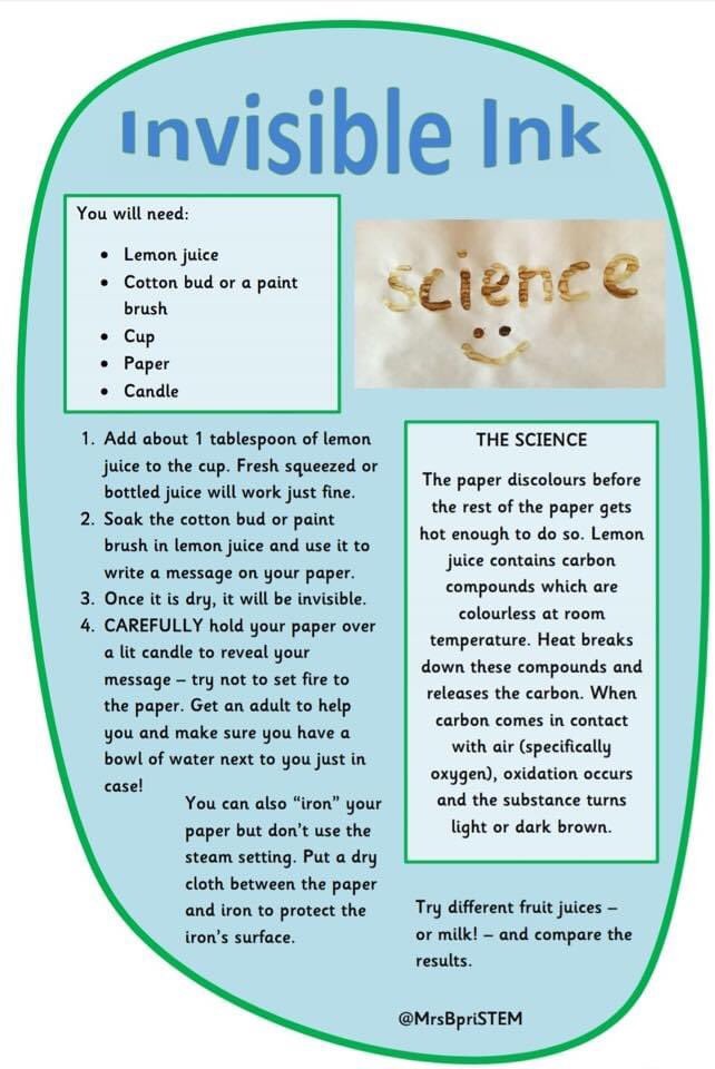 MayfieldOldham's tweet photo. Why not have a go at these Science activities, if you haven't already? Great learning for all of the family. #funhomelearning #notjustsheets #sciencefun Make sure you send in your amazing photos! https://t.co/dciYflZ0R7