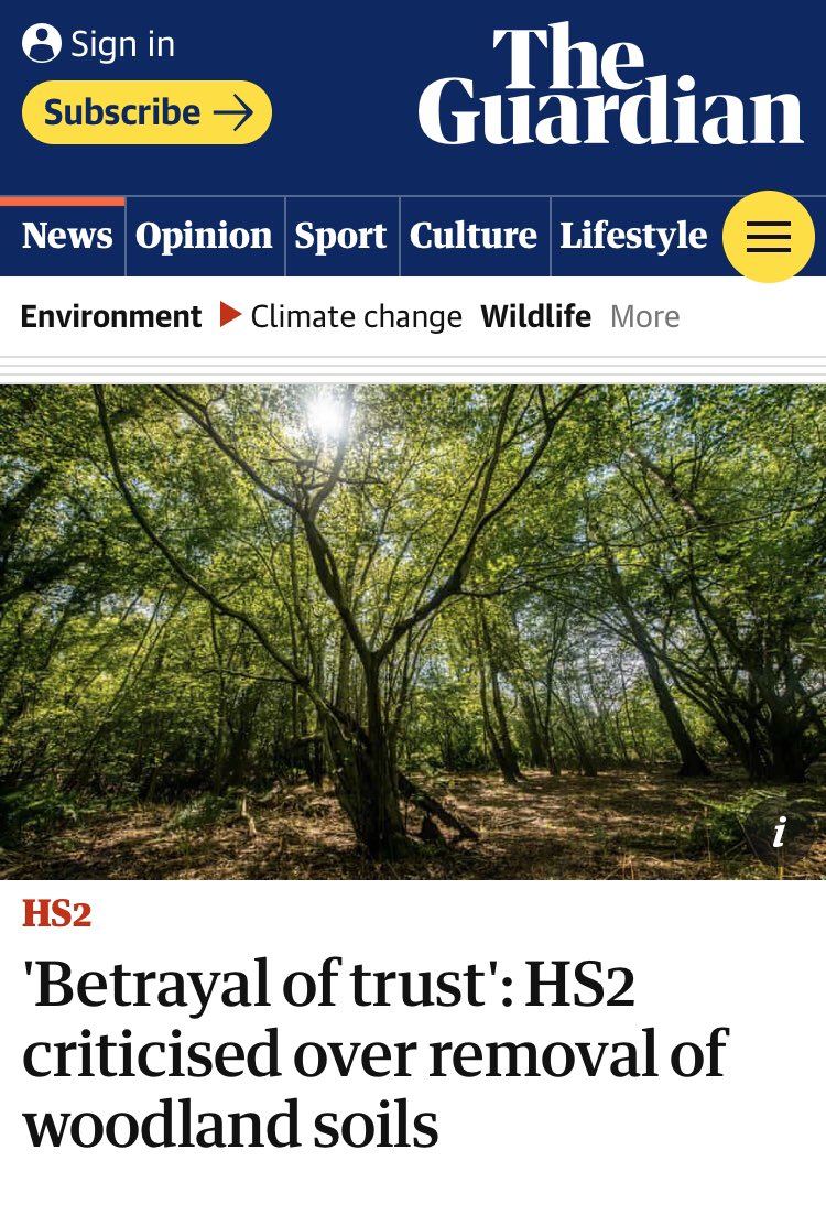 bit.ly/2V4g5Hu another bad news story for #heritageprotection and #ancientwoodland in the face of corrupt #hs2 @HS2ltd @WoodlandTrust