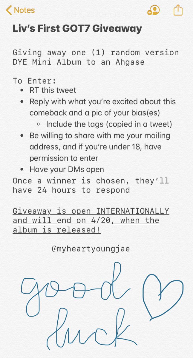 ☾ GIVEAWAY ANNOUNCEMENT ☾I’m giving away one of GOT7’s latest mini albums, including all preorder benefits! Check the pic for all the rules and good luck!  ☾