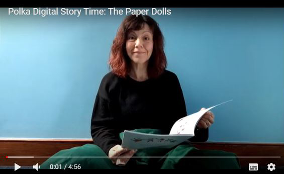 polkatheatre's tweet photo. Get comfy as actress Andrea Sadler from our recent production of #ThePaperDolls reads the #JuliaDonaldson classic as part of our #StoryTime - complete with shadow puppets! #PolkaOnline https://t.co/FW1gVMDUrV