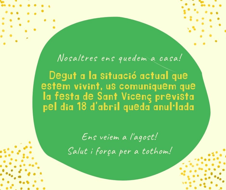 Boixols01's tweet photo. Nosaltres ens quedem a casa. Ens veiem a l'agost amb moltes ganes de festa!! https://t.co/NIDaUd4taO