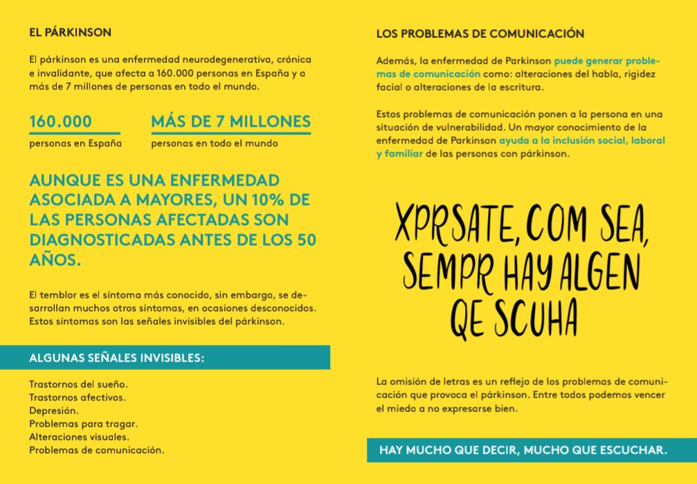 guardiacivil's tweet photo. Ls alteracions d la escritura son sñales invisbles de la enfrmedad de Prkinson.

Conoce la campña de @ParkinsonFEP por el Día Mndial dl Parknson 2020 en 👇ℹ️ 🖥️

https://t.co/AT7v1WgXhH
#Señalesinvisibles #DíaMundialdelPárkinson https://t.co/Q4HnWZDcMW