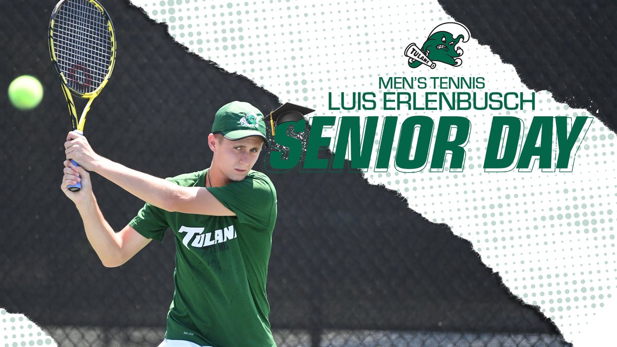 TulaneAthletics's tweet photo. Our first @GreenWaveMTenn standout to be recognized in our SENIOR DAY spotlight is Luis Erlenbusch!

STORY | https://t.co/7L1537edfA

#RollWave https://t.co/JO31bkfy5h