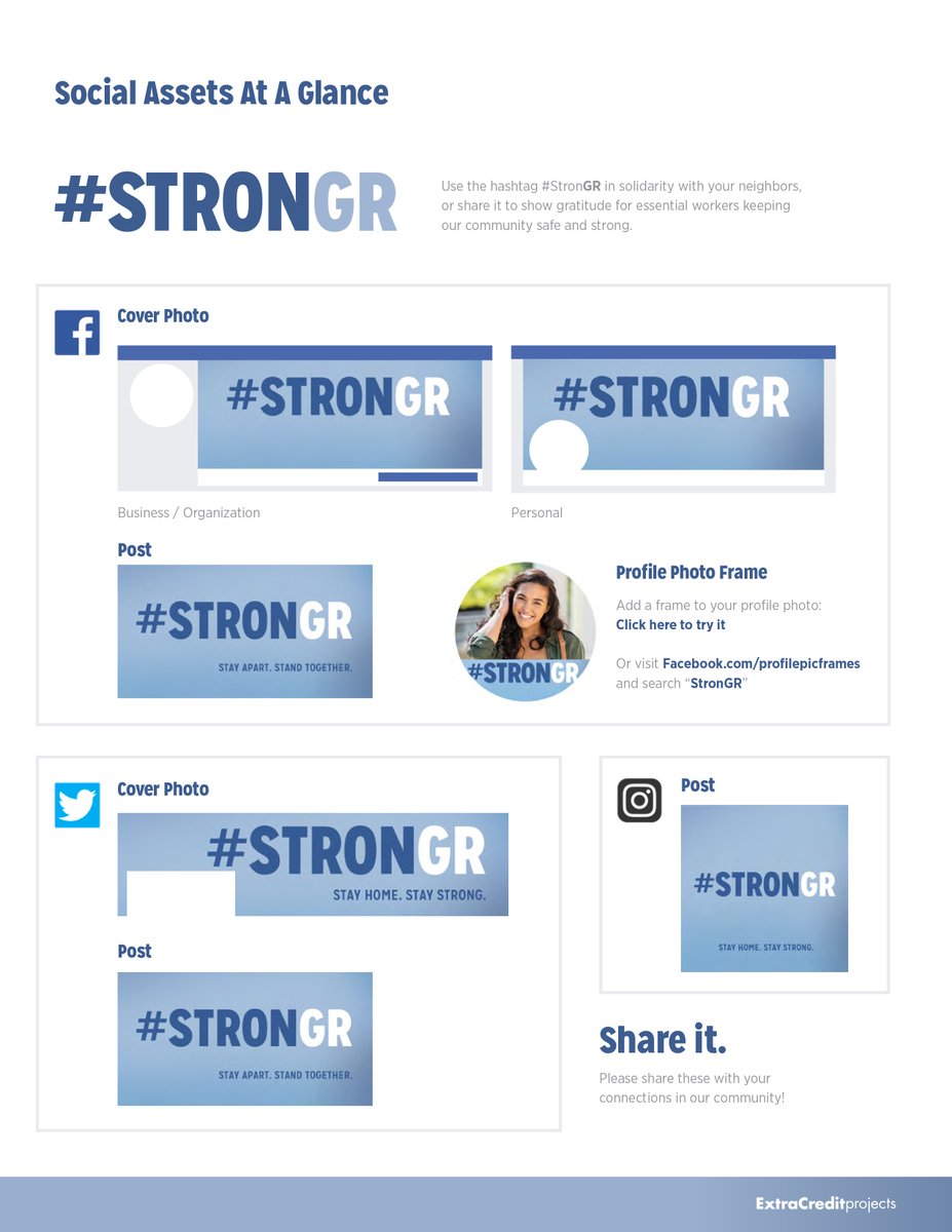 Extracreditproj's tweet photo. Stay strong, Grand Rapids. Show your solidarity and appreciation by downloading the free #StronGR digital assets here. https://t.co/Xe8ixfjOOm https://t.co/gxzkePHxuu