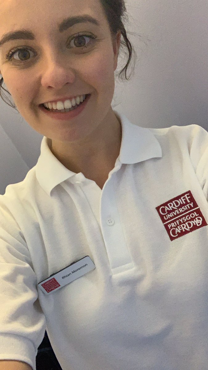 Rhian_JM's tweet photo. Sad to hear that our last placement is cancelled and to realise that we wore our Cardiff Uni Polos for the last time without knowing!

However, determined to qualify and get out there to do my part supporting the NHS 🌈

- Photo from very first day of my very first placement 👶🏼 https://t.co/19GcPYcLF3