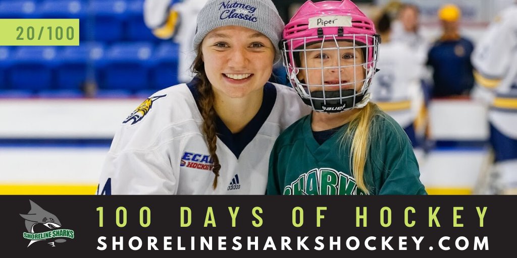 Day 20/100. The power of a role model.  

#Hockey #icehockey #hockeygirl #rolemodel #BobcatNation #girlshockey #ctshorelinesharks