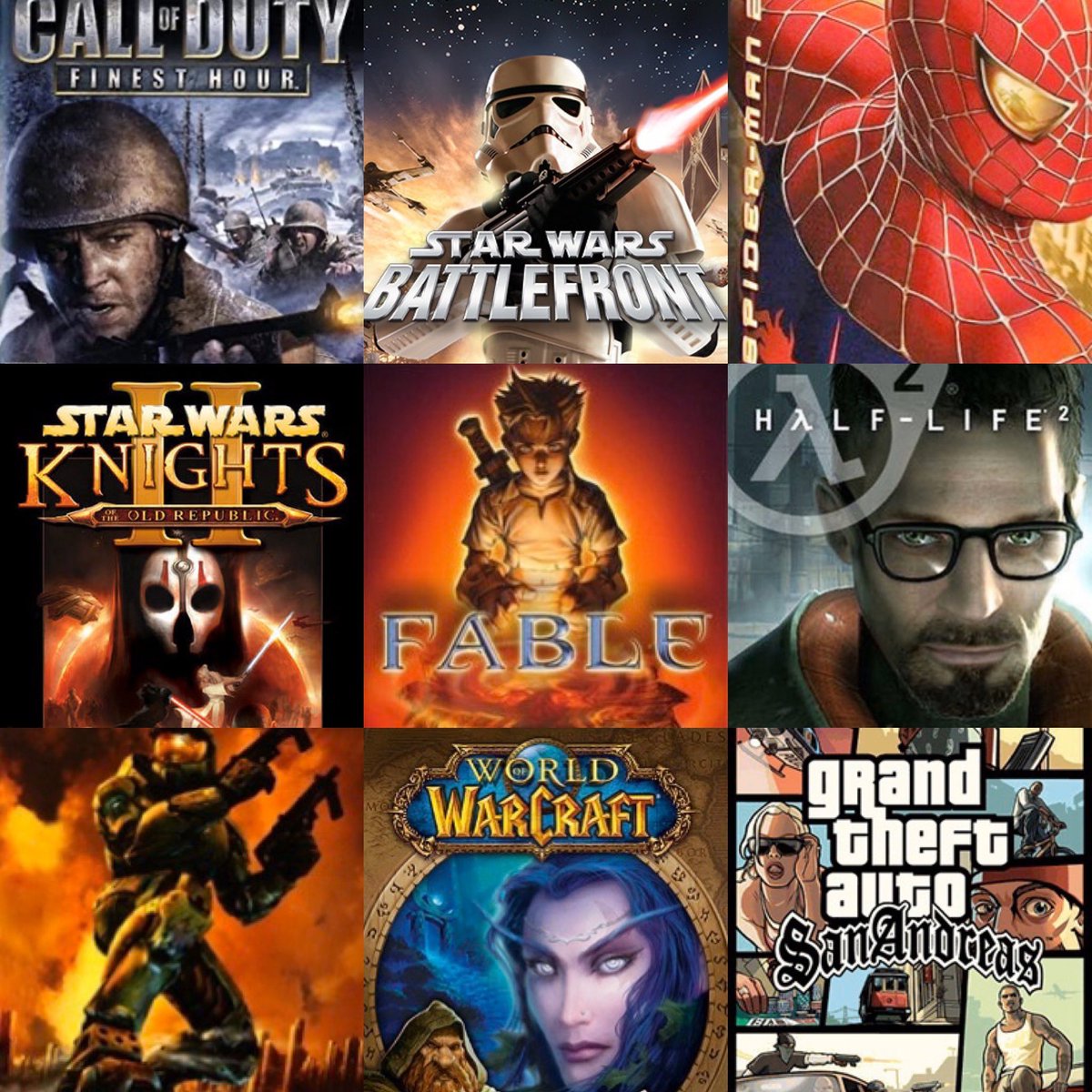 IOMB5's tweet image. The year is 2004 we are quarantined. You can only choose 3......good luck