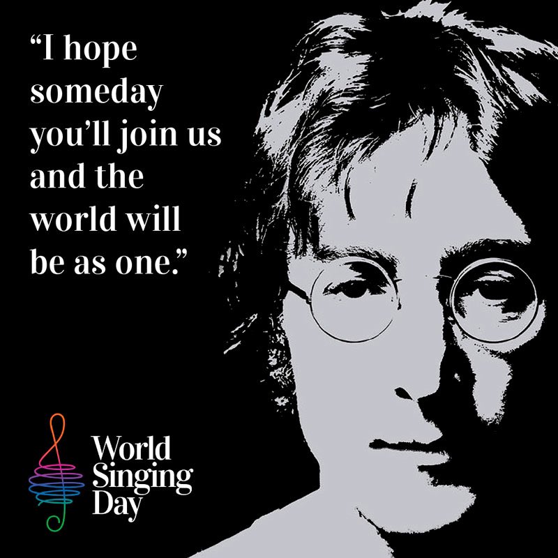 Online or in person, World Singing Day will never be cancelled.