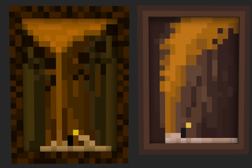 onionmilk_org's tweet photo. #StartToFinish 
New color palette for paintings models. Do you recognize those pieces of art? 🖼

#voxelart #pixelart #gameart #IndieGames #GameDevs #IndieDevLove #IndieDevHour #indiedev #gamedev #gamedevelopment #indiegamedev #MagicaVoxel #IndieDevWorldOrder  #Dunrog https://t.co/9dn6ON8n14
