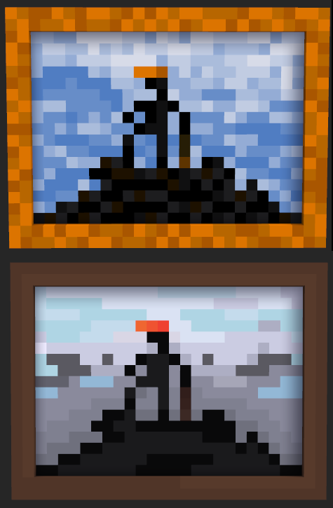 onionmilk_org's tweet photo. #StartToFinish 
New color palette for paintings models. Do you recognize those pieces of art? 🖼

#voxelart #pixelart #gameart #IndieGames #GameDevs #IndieDevLove #IndieDevHour #indiedev #gamedev #gamedevelopment #indiegamedev #MagicaVoxel #IndieDevWorldOrder  #Dunrog https://t.co/9dn6ON8n14