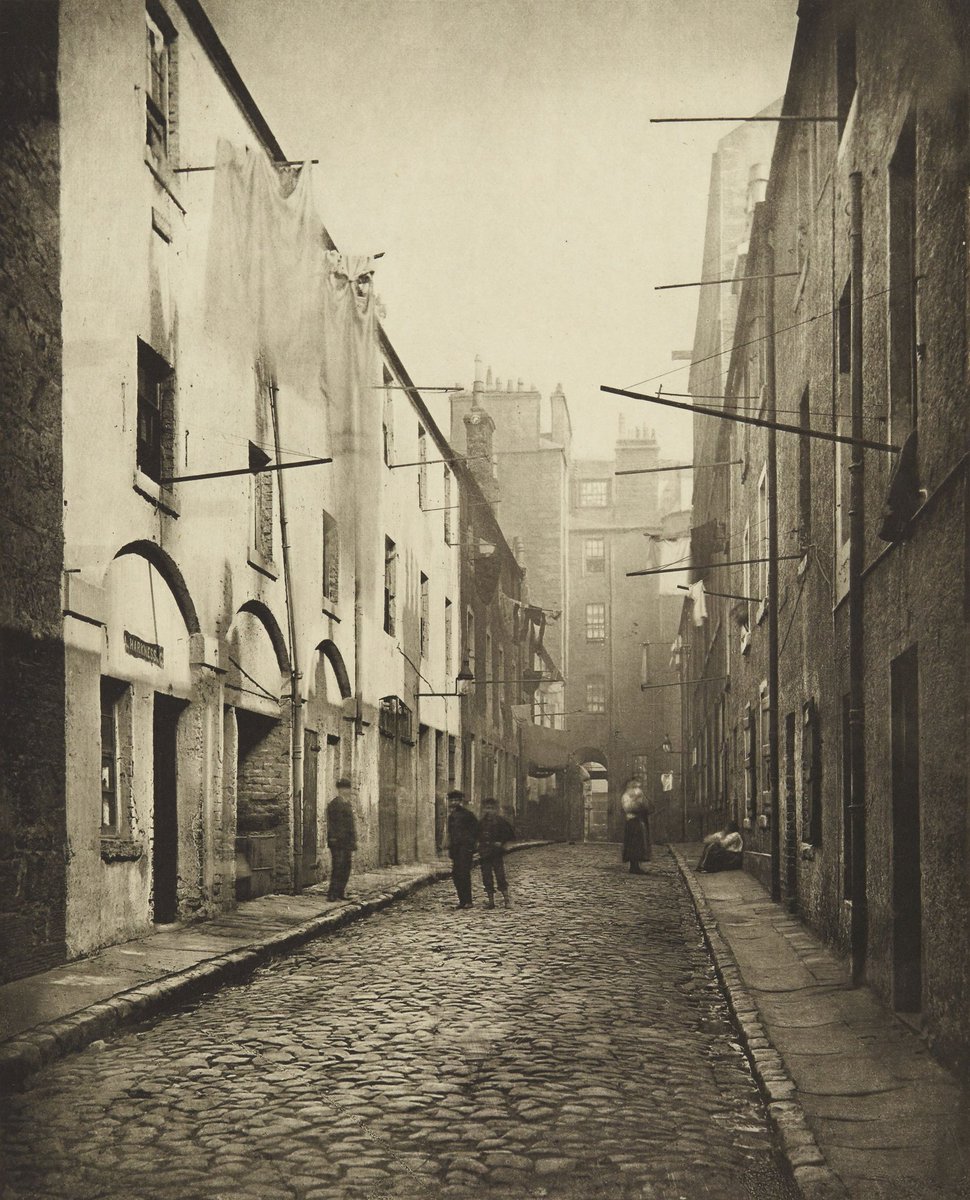 Some agricultural workers from the Highlands forced off the land moved south to city to make a new life, Irish Immigrants too.Plate 2: Broad Close, 167 High Street, Glasgow 1868