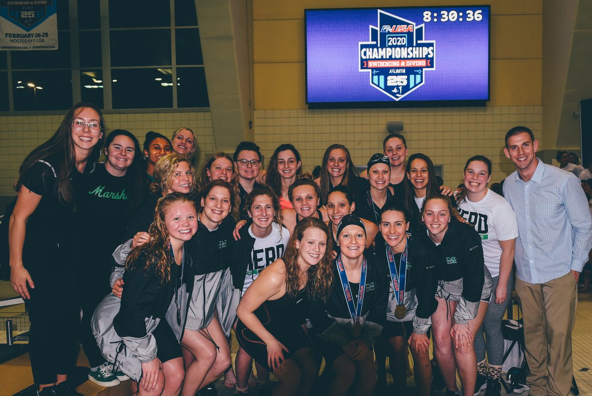 <a href="/jarrod_west/">Jarrod West</a> <a href="/_MIK31_/">Mikel</a> <a href="/HerdMBB/">Marshall Men’s Basketball</a> <a href="/Krmayo2/">Kristen Mayo</a> <a href="/HerdWBB/">Marshall Women's Basketball</a> <a href="/ConferenceUSA/">Conference USA</a> <a href="/CoachTonyKemper/">Tony Kemper</a> <a href="/Taevion_/">Underdawg 🎒T</a> @_atay21 <a href="/HerdSwimDive/">Marshall Swim & Dive</a> Student-Athletes! 💯

<a href="/HerdSwimDive/">Marshall Swim & Dive</a> sets the standard for academic success in Fall of 2019. 

-3.68 Team GPA ✅
-Nine 4.0 GPAs. 👀
-15 had a GPA of 3.5 or higher. 🤯
-Sixth-highest GPA among all Division I programs. 

#RiseAsOne // #NatlSADay