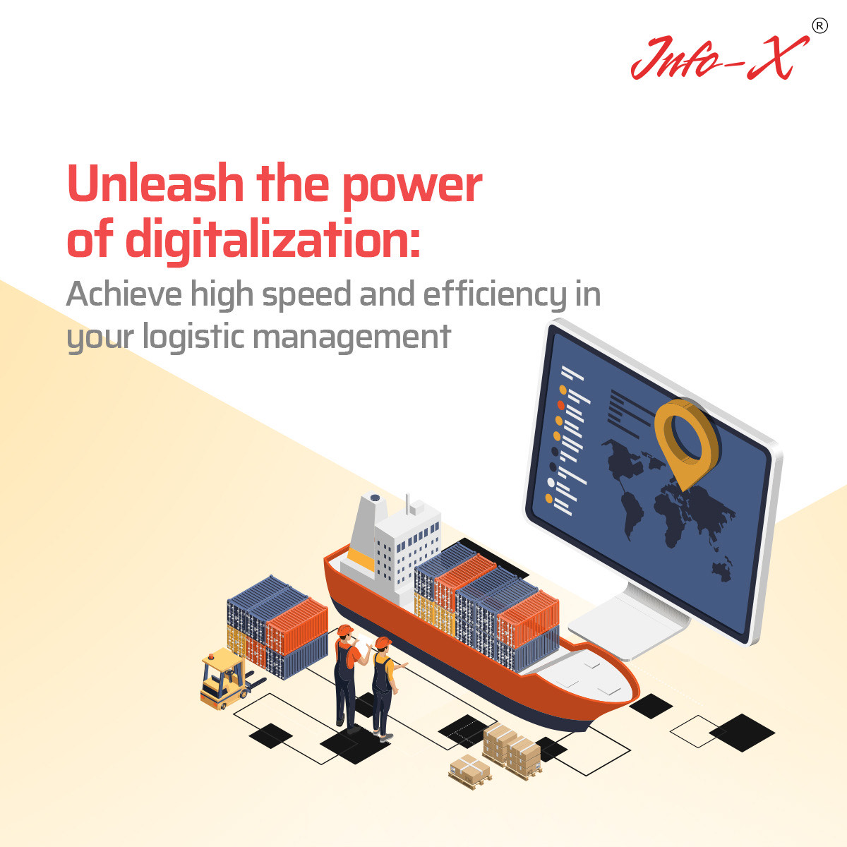 InfoXSoftech's tweet photo. Leverage the tremendous benefits of digital transformation through Info-X. Equipped with innovative technologies including Robotic Automation and Artificial intelligence, tracking, back-office support and more.
#Infox #tms #transportationmanagement #logistics #logisticssoftware https://t.co/lChrA2OAbw