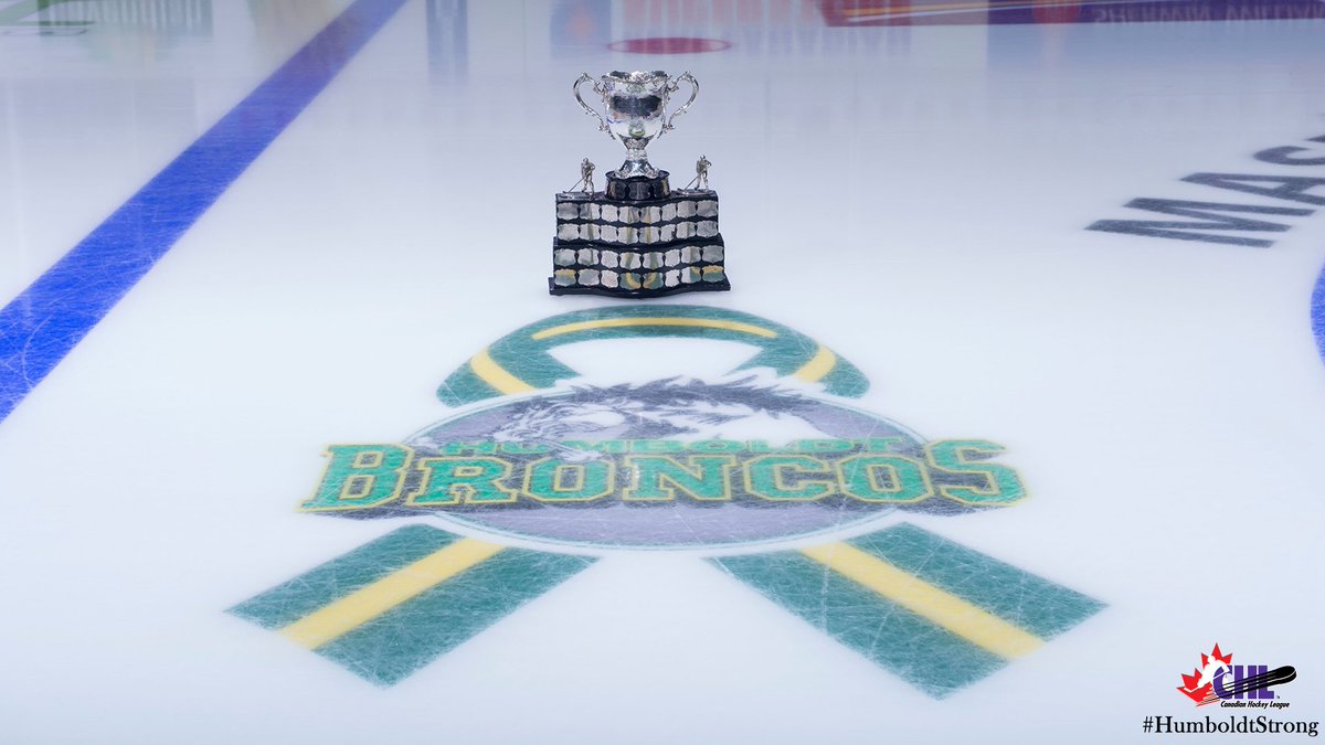CHLHockey's tweet photo. Remembering @HumboldtBroncos 🏒

Two years later.

We remain #HumboldtStrong 💚💛 https://t.co/nMpgQh1AH7
