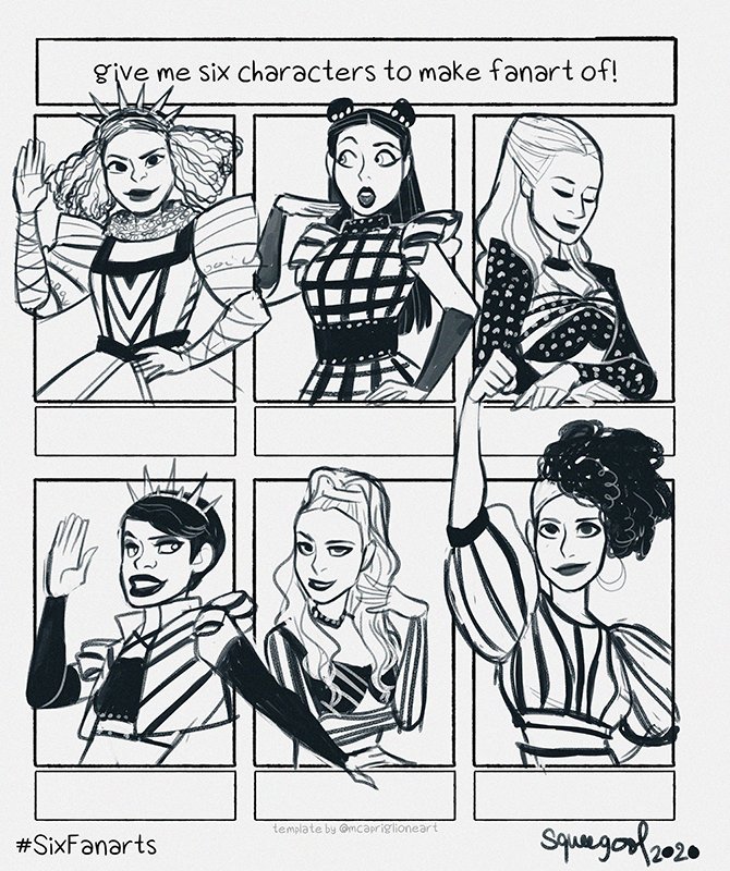 what 6 characters are you talking about???? @travellingtinz happy now????
Divorced, Beheaded, Died
Divorced, Beheaded, Survived!!!!
quick one before going to.. will continue the rest tom. lol
#SIX
#sixfanarts
#SixFanartsChallenge