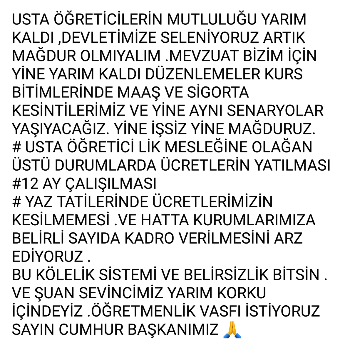 #ustaoeğreticimağdur