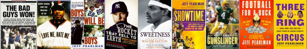 Because you (didn't really) ask, here are my ten all-time favorite sports books [A thread by the shitty author of nine of 'em] ...