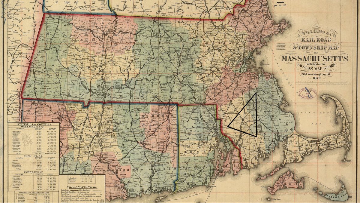 The name was coined by cryptozoologist Loren Coleman, who started investigating local creature reports in the 1970s. When he mapped out where the incidents occurred, he discovered they were confined to the area spanning Abington, Rehoboth, and Freetown: a perfect triangle.  #AHS