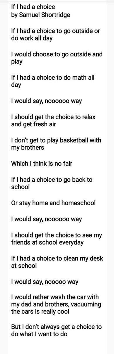 NKPComets's tweet photo. @HeRhymesWithMe
Well, Mr. Jackson, it looks like your televised poetry lesson on NJTV Learning Live has already inspired some poets! Samuel Shortridge wrote a poem while watching your segment. #NKPStrong #CometStrong @robsanchez23
#HPSComets https://t.co/XthZ0RJF6E
