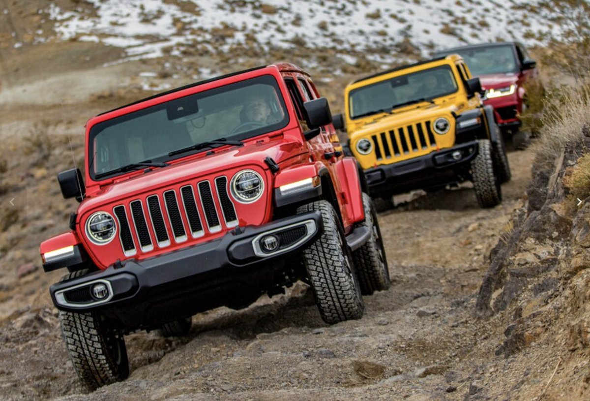 Probamos el Rubicon Wrangler con motor diesel, el eTorque Sahara Wrangler y el Range Rover Sport de híbrido suave dentro y fuera de la carretera.

bit.ly/2V4inGA2020SUV…