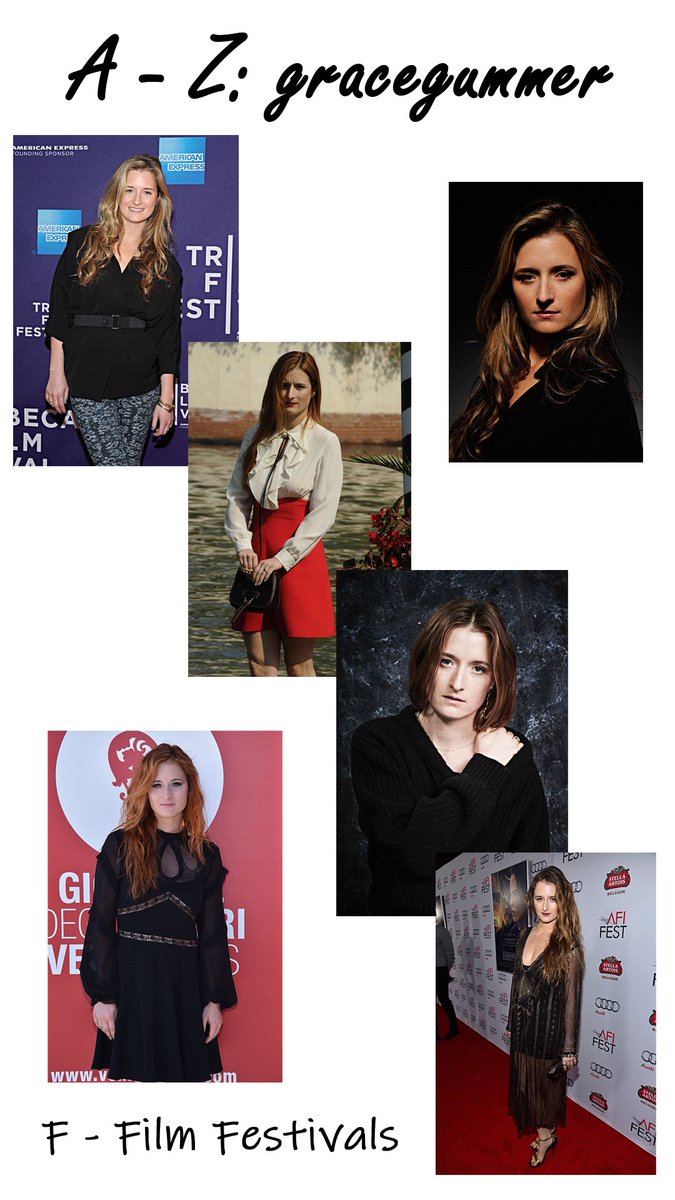 GraceJGummerFan's tweet photo. F - Film Festivals
Over the years, Grace has attended numerous film festivals.
#GraceGummer #TribecaFilmFestival #Venice #Sundance #AFIFestival https://t.co/TTuRCVrW6i