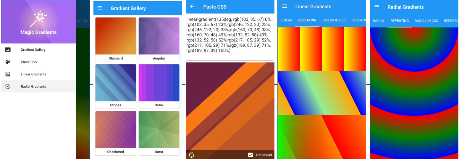 Thử thách tạo ra những bức tranh với hiệu ứng phù phép cùng Xamarin và Magic Gradients. Khám phá sức mạnh của công nghệ, tạo điểm nhấn cho các thiết kế của mình và tạo nên những trải nghiệm thú vị.