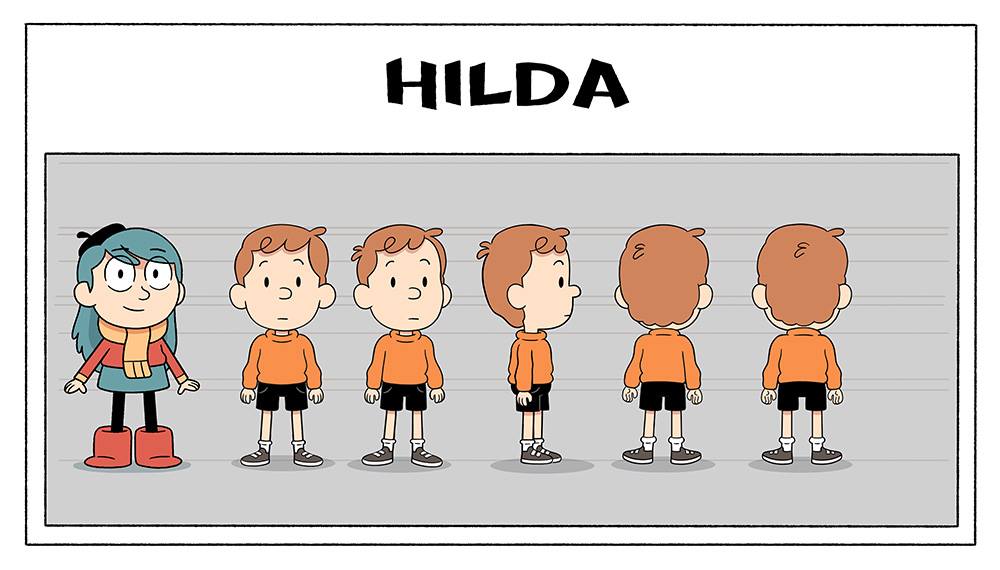 artofhilda's tweet photo. Continued. It's really just Frida's design here that indicates the time these were made, given that she's not shown wearing the purple hoodie at any given time. (2/3) https://t.co/Mhzb9v1kYW
