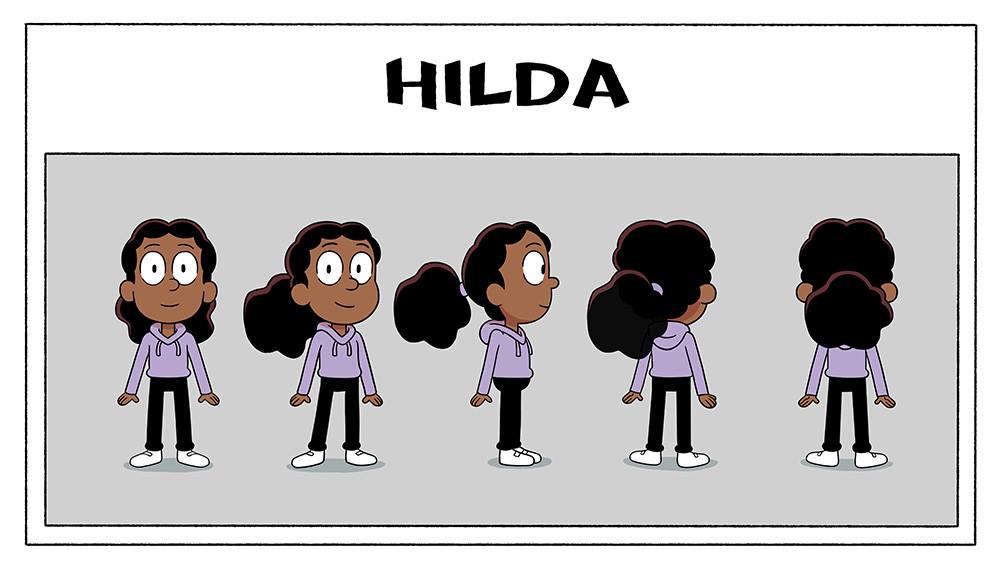artofhilda's tweet photo. Continued. It's really just Frida's design here that indicates the time these were made, given that she's not shown wearing the purple hoodie at any given time. (2/3) https://t.co/Mhzb9v1kYW