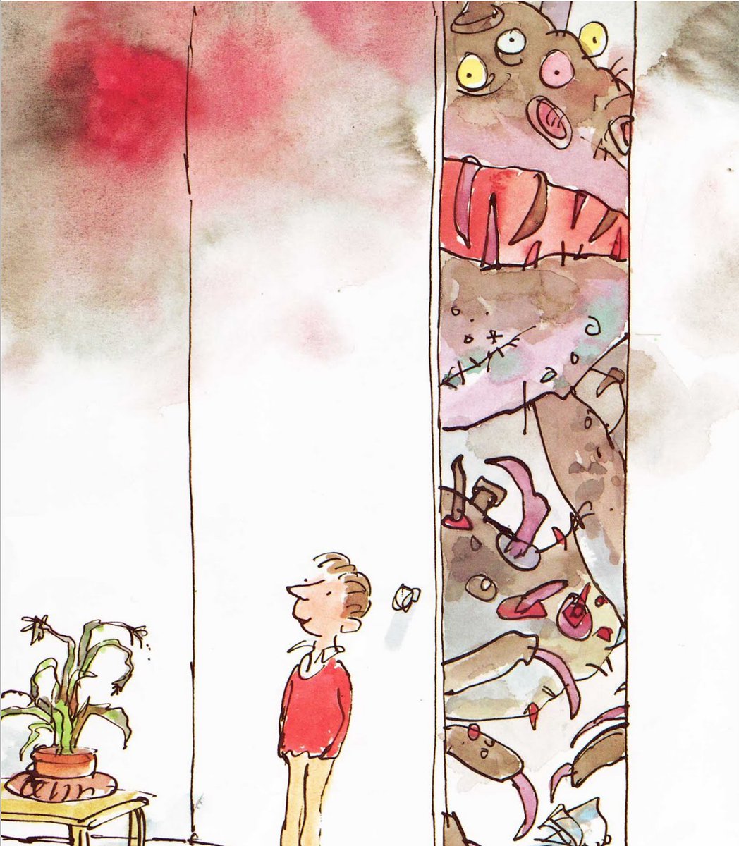 You may know him from the Roald Dahl books of our childhood but did you know that acclaimed illustrator Quentin Blake has been an astronomically huge rump of inspiration for SCRiBBLES? @QuentinBlakeHQ  #illustration #roalddahl #storyteller #inspirationart