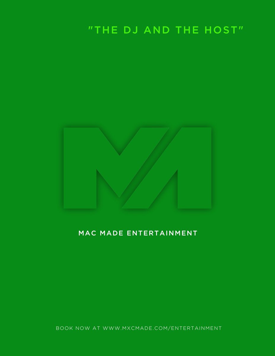 MxcMade's tweet image. Do you need a DJ for your party? Do you need an event host? Visit mxcmade.com/entertainment and book us today!

#MacMade #MMEnt #DJ #Host #Party #Brand #Marketing