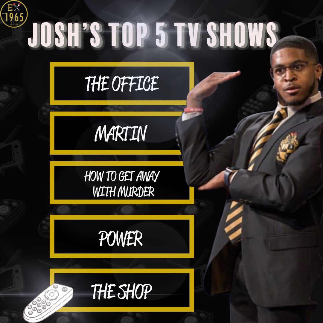 uk_alphas's tweet photo. Running out of shows to binge watch on Netflix, Hulu and Disney Plus during quarantine? Josh gave his Top 5 TV Shows list, so #StayHome and binge watch something new. https://t.co/um1GDwlZn0