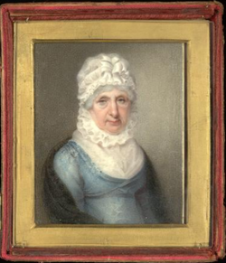 On March 7, 1803, Catharine van Rensselaer Schuyler (below), Philip Schuyler’s wife of nearly 50 years, died suddenly. The loss was devastating to Schuyler. In his time of sorrow and need, he leaned on his beloved granddaughter.