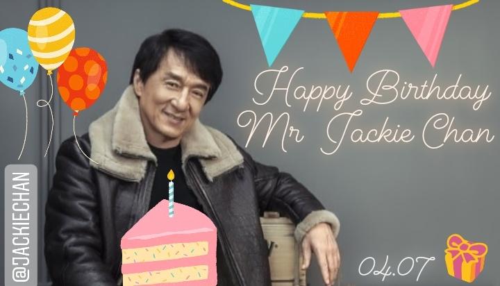 Happy Birthday Mr. Jackie Chan       stay healthy \n stay safe 