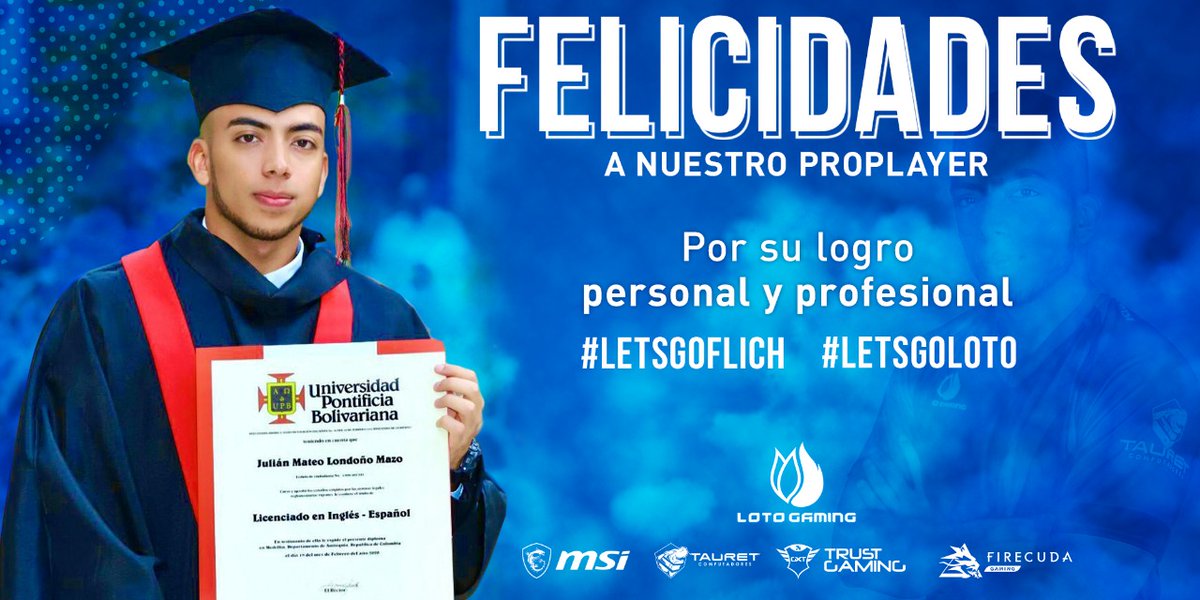 LotoGaming's tweet photo. 📢Como organización buscamos que nuestros #colaboradores siempre sean #profesionales integrales y con #objetivos claros.
🎉🎊Felicitamos a #FLICH capitán del #Team #CrossFire por los logros alcanzados.🎊🎉
#LetsGoLoto🔥 https://t.co/zRZyZYY84d