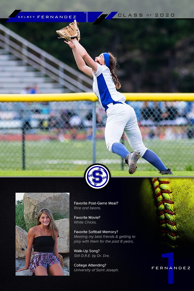 shssoftballl's tweet photo. In honor of today being what would’ve been our first game of the 2020 szn we want to recognize our seniors...

Starting us off, Kelsey Fernandez!
#ctsb #CTWillPlayAgain https://t.co/17ZHVwOYRO
