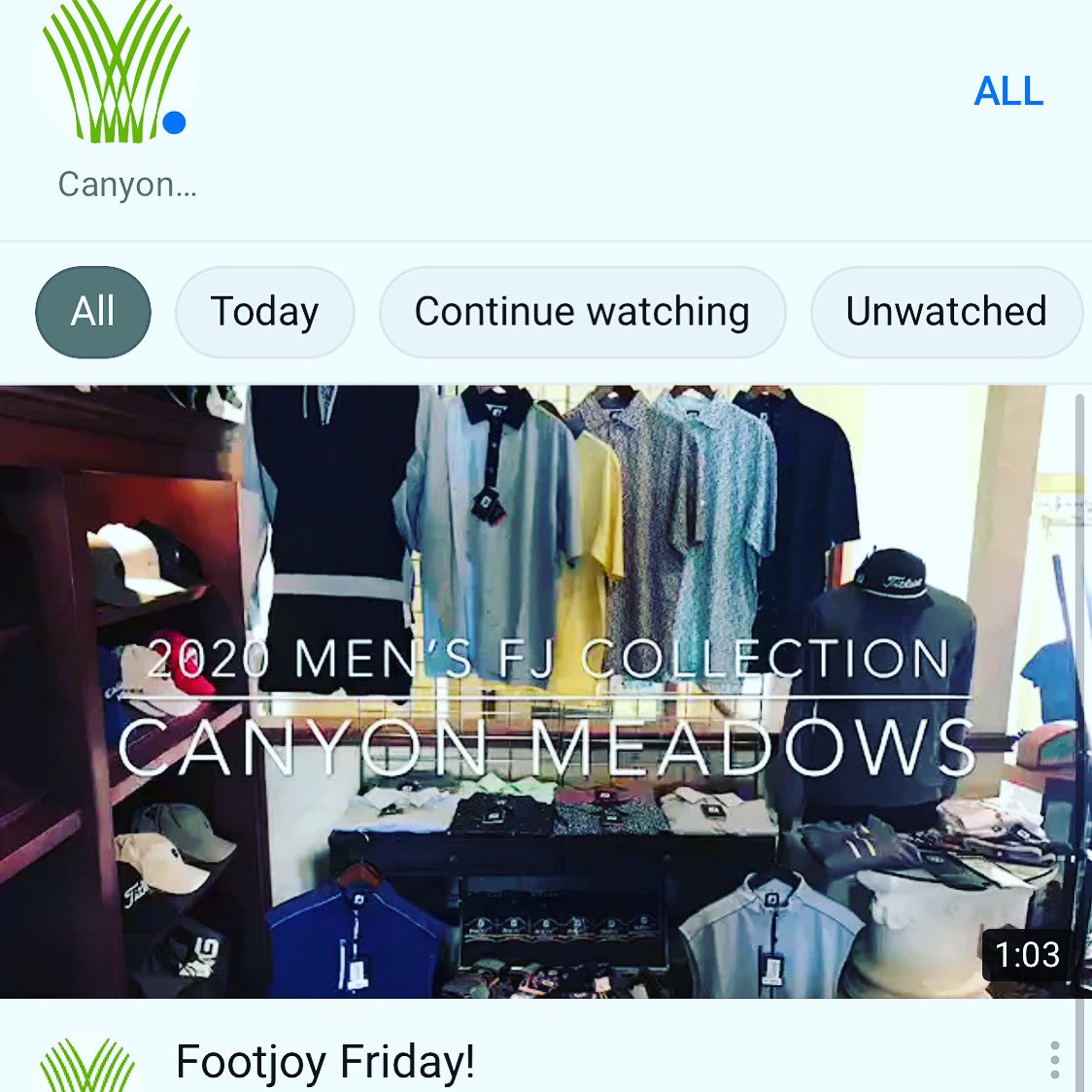 Video #2 is up!! Have a look at our 2020 Mens Footjoy line up HERE m.youtube.com/channel/UCuPio…