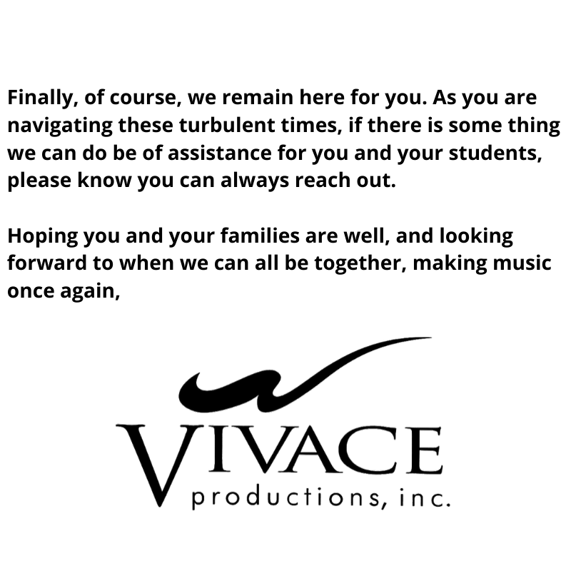 Vivace Productions tweet media