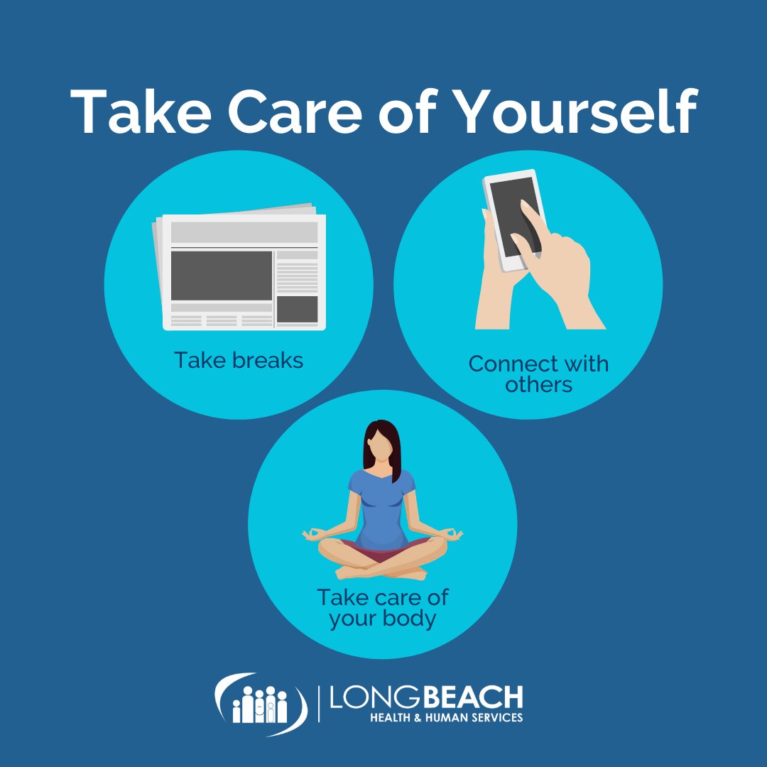 LBHealthDept's tweet photo. The #COVID19 outbreak may be stressful for people. Fear and anxiety about a disease can be overwhelming and cause strong emotions in adults &amp; children. If you or a loved one are experiencing these feelings you can reach out to the following resources for support. #YouAreNotAlone https://t.co/NXKDUBVzTI