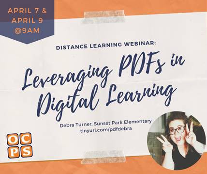 ReadTweetLove's tweet photo. Continued DL support and now @OCPSnews teachers sharing their knowledge &amp; experience. Be sure to check out the schedule @CDLocps has lined up this week. #distancelearning #teachershelpingteachers https://t.co/dd94ctV23z