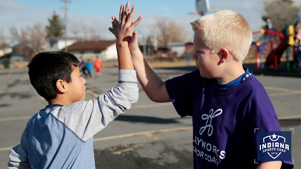 IndSportsCorp's tweet photo. "Keeping kids active, engaged, safe, and having fun."
@PlayworksIND is committed to this goal, but they need your help!
To donate and support their new campaign, #PlayAtHome, go to https://t.co/7Mszui9JNo
#ISCImpact https://t.co/PC4K2xD2bG