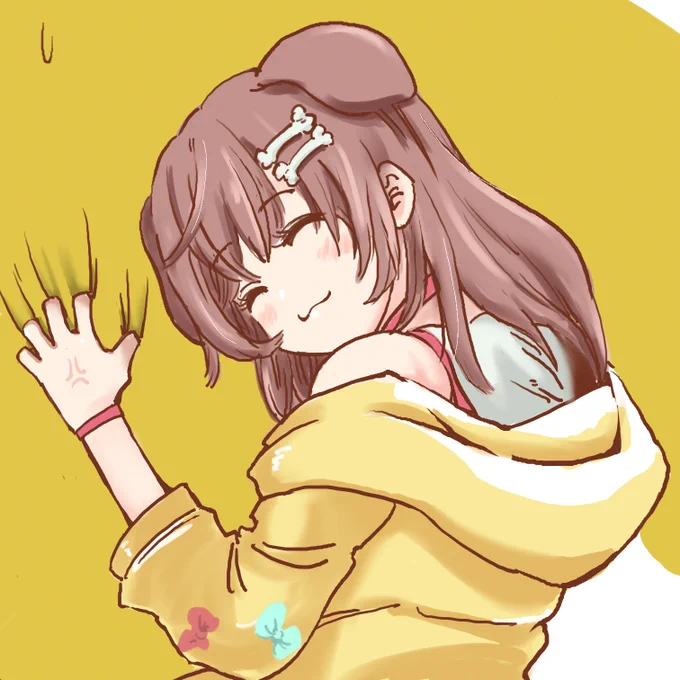 リスナーさんで寝てるころさんをズームしたものです。
 #できたてころね #生神もんざえもん 