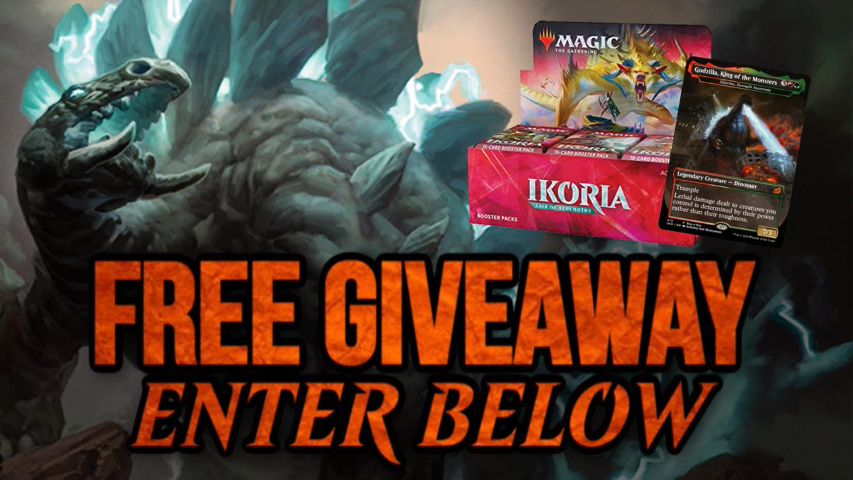 #MTGIkoria is almost here. We're giving out a Booster Box 💥😍
Here's How to Enter! -
• Like this tweet = 1 Entry
• Comment your favorite fatty #MTG creature = 2 
• Retweet = 3 
• Like this page = 4 
• Follow us on Twitch (TheBeardedDragonGamesNJ) = 5