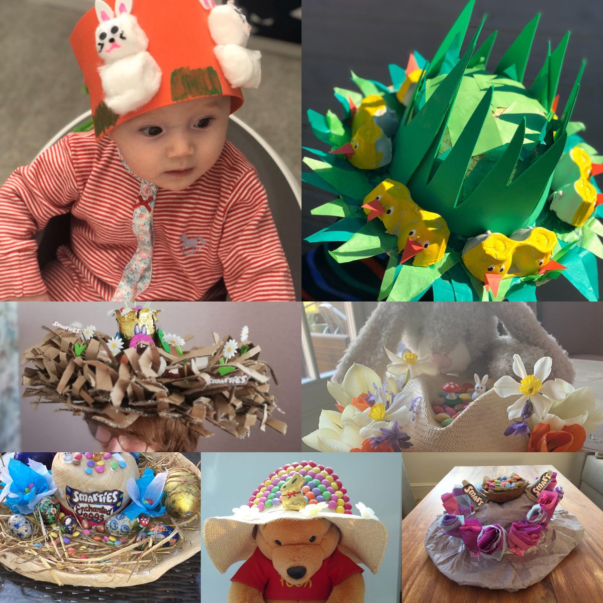 **WIN**
1st Prize £30 &amp; £10 Runner Up prizes for 4 winners to spend @smatGamesUK
Mainland UK only
1. Make Easter Bonnet using items around the home
2. The Bonnet must include Chocolate
3. Post a picture of your Easter Bonnet, tag a friend, retweet post
#Rainbow #win #Competition